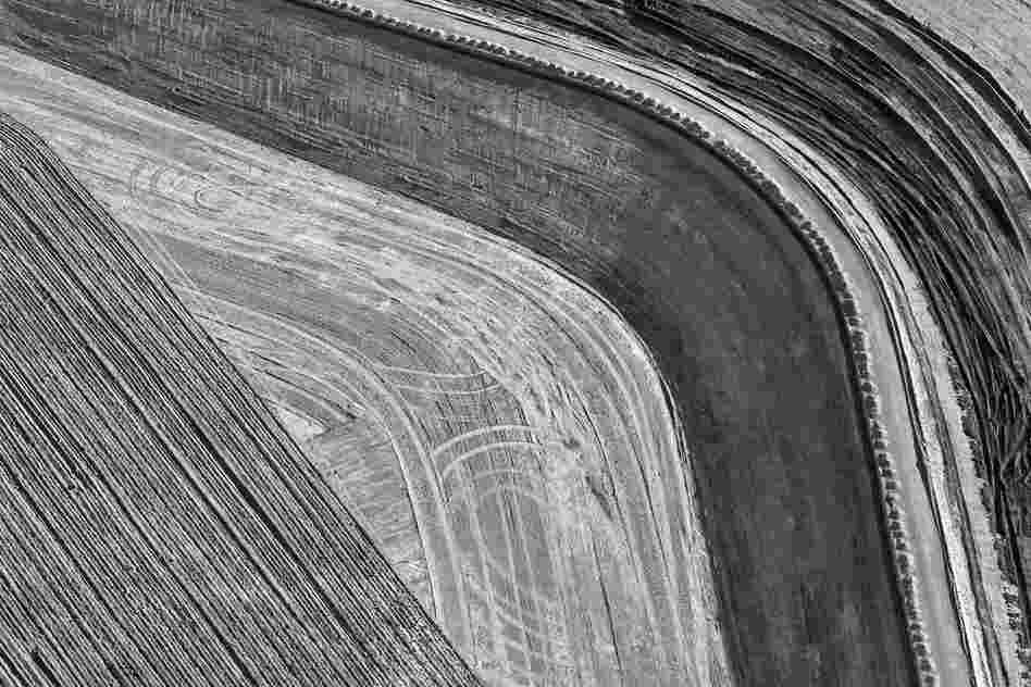 Excavation detail above Solar Field Two. July 2011.