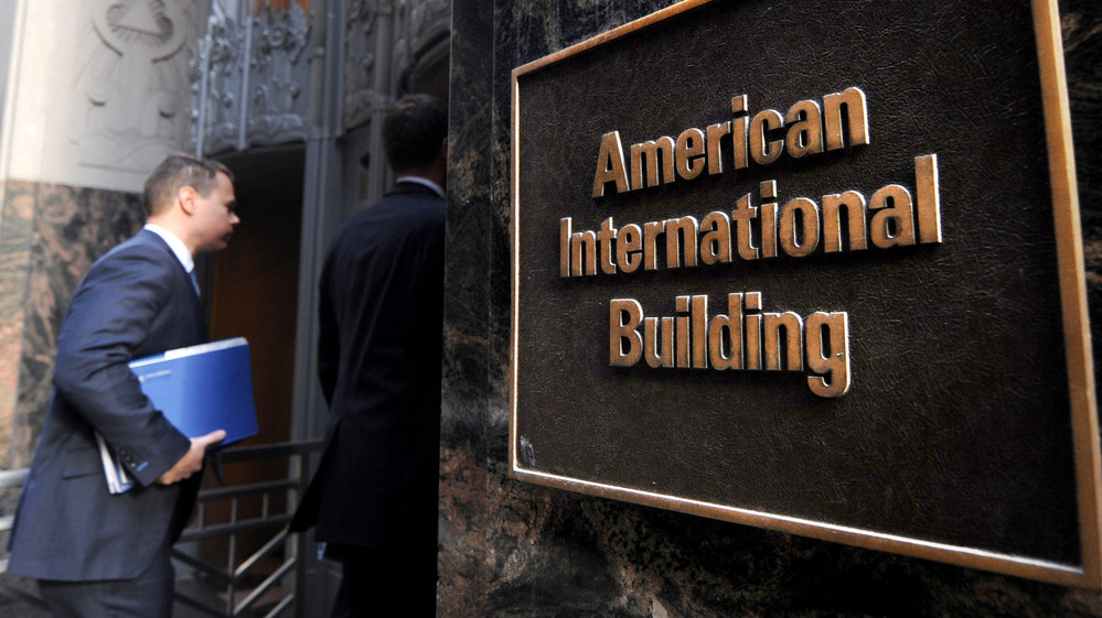 Manhattan: The headquarters of American International Group Inc. (AIG).