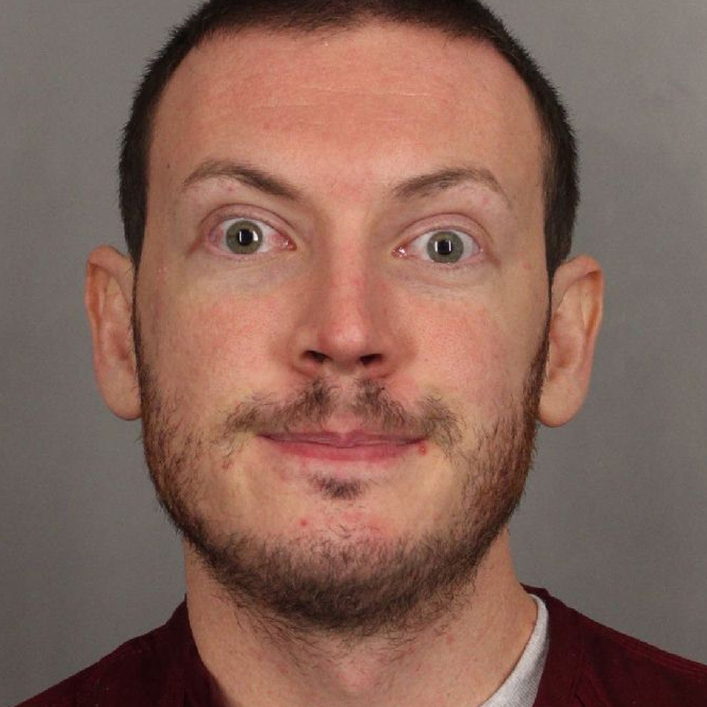 James Holmes in a photo from the Arapahoe County (Colo.)  Sheriff's Office.