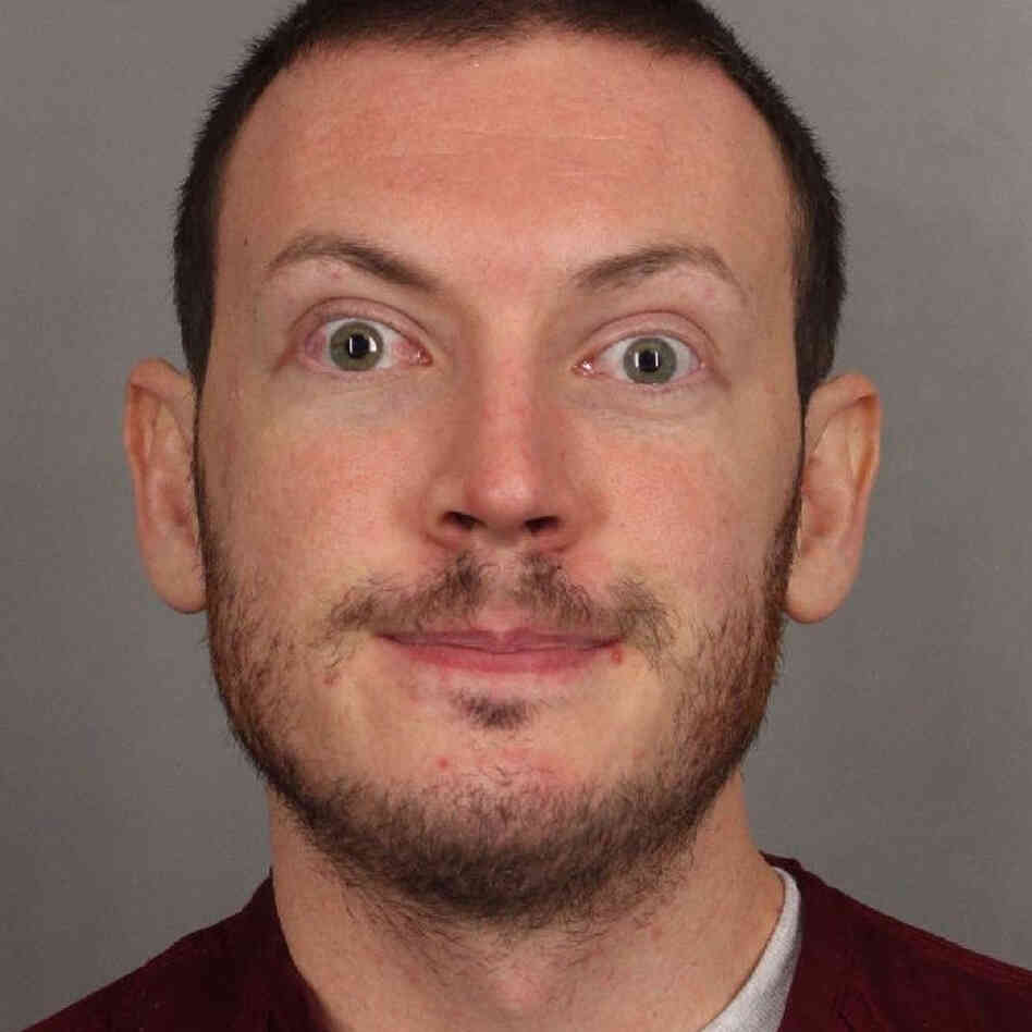 James Holmes in a photo from the Arapahoe County (Colo.)  Sheriff's Office.