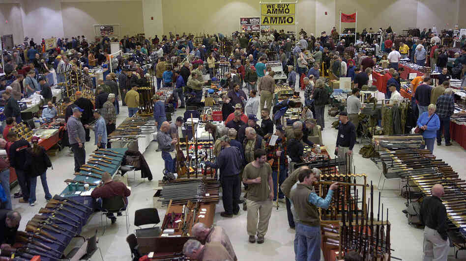 The crowd was large at a March 2012 gun show in Saratoga Springs, N.Y.