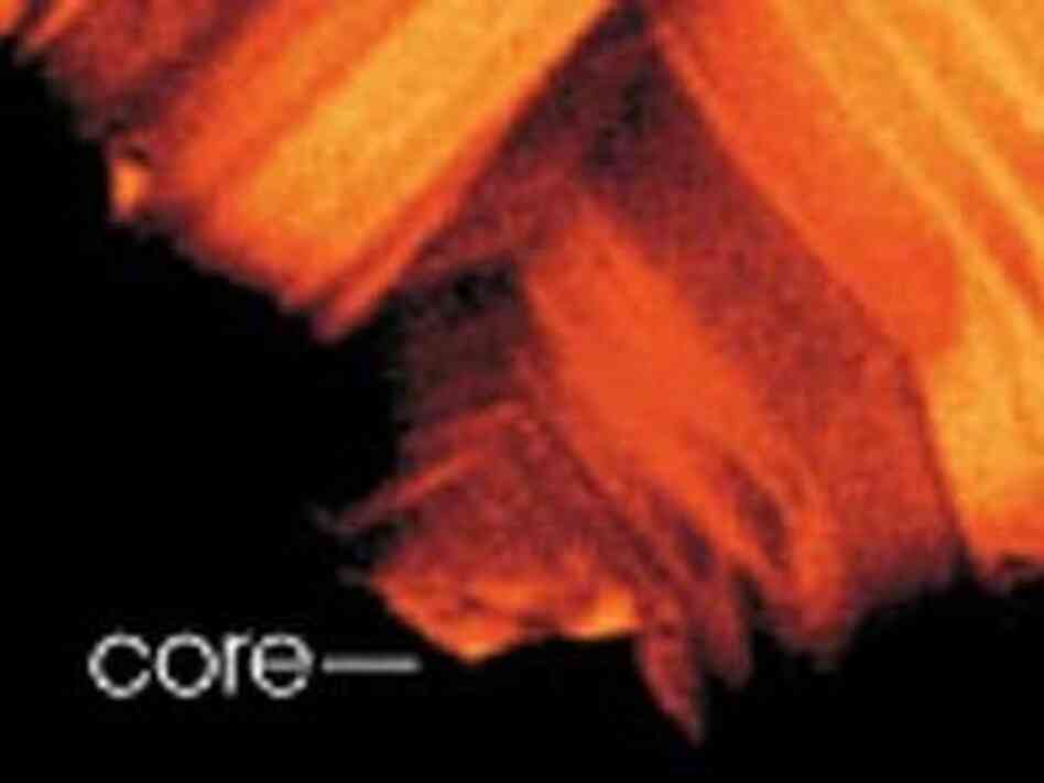 The core of a  zircon.