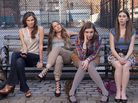 Girls has been compared to Sex and the City. The characters, played by (from left) Allison Williams, Jemima Kirke, Lena Dunham and Zosia Mamet, navigate the ups and downs of life in New York City. Girls has been compared to Sex and the City. The characters, played by (from left) Allison Williams, Jemima Kirke, Lena Dunham and Zosia Mamet, navigate the ups and downs of life in New York City.