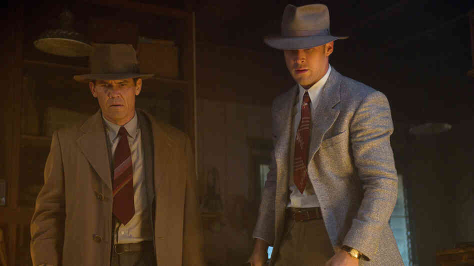 Sgt. John O'Mara (Josh Brolin) and Sgt. Jerry Wooters (Ryan Gosling) aim above and beyond the law in the noir tribute Gangster Squad. Sgt. John O'Mara (Josh Brolin) and Sgt. Jerry Wooters (Ryan Gosling) aim above and beyond the law in the noir tribute Gangster Squad.