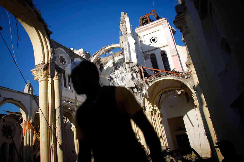 Our Lady of Assumption Catholic Church in downtown Port-au-Prince, Jan. 17, 2010.