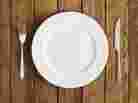 A plate, fork and knife A plate, fork and knife