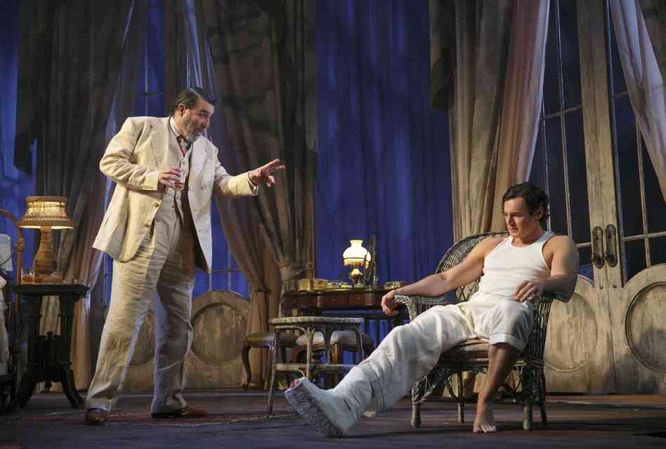 Ciaran Hinds (left) is Big Daddy to Benjamin Walker's Brick in the latest revival of Tennessee Williams' play. Ciaran Hinds (left) is Big Daddy to Benjamin Walker's Brick in the latest revival of Tennessee Williams' play.