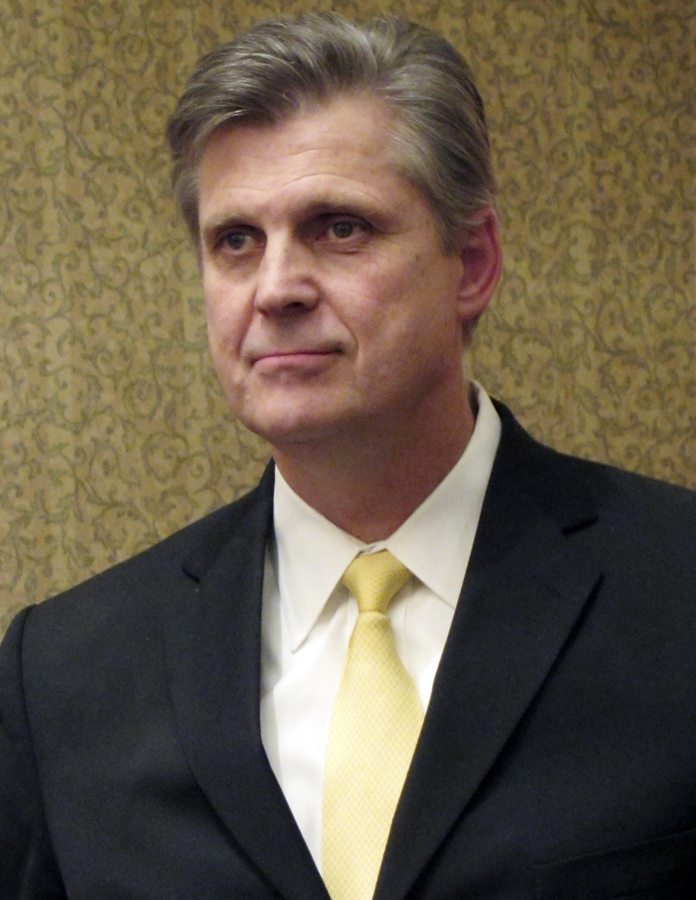 Former Rep. Todd Tiahrt, shown in Kansas in 2011, added language to the Justice Department's annual spending bill in 2003 that has put limits on the sharing of government gun records.