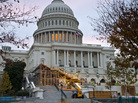 Construction was under way on Capitol Hill in November for President Obama's Inauguration Day ceremonies. Construction was under way on Capitol Hill in November for President Obama's Inauguration Day ceremonies.