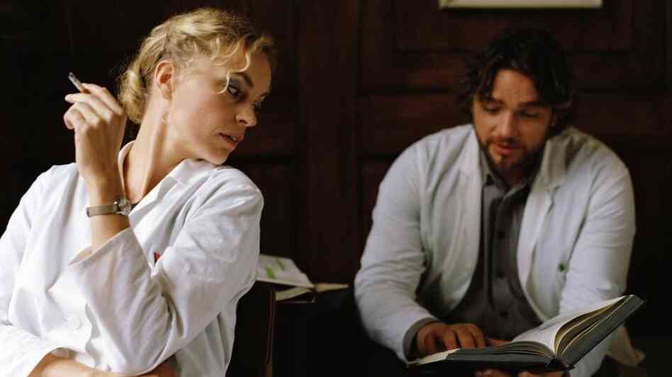 In a move for historical accuracy, recent German films like Christian Petzold's Barbara show a colorful, living version of communist East Germany. (Pictured: Nina Hoss as Barbara and Ronald Zehrfeld as Andre). In a move for historical accuracy, recent German films like Christian Petzold's Barbara show a colorful, living version of communist East Germany. (Pictured: Nina Hoss as Barbara and Ronald Zehrfeld as Andre).