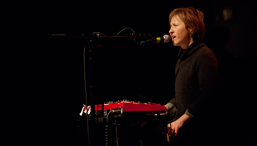 Hubley sings lead vocals on <em>Fade</em>'s gorgeous centerpiece 