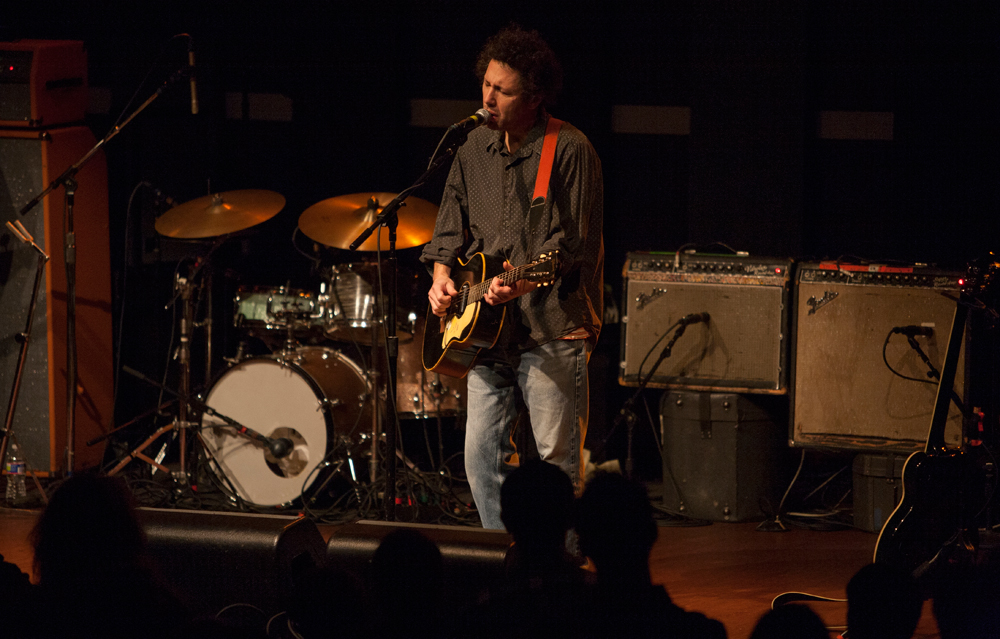 <p>Ira Kaplan sings during Yo La Tengo's cover of The Spinners' 