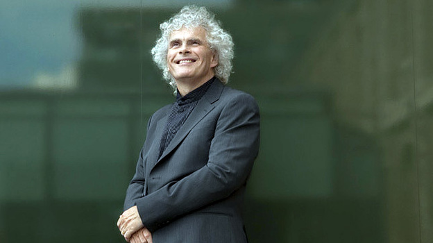 Conductor Simon Rattle, who has reportedly told the Berlin Philharmonic he will leave his post there in 2018.