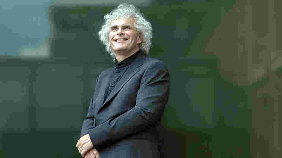Conductor Simon Rattle, who has reportedly told the Berlin Philharmonic he will leave his post there in 2018.