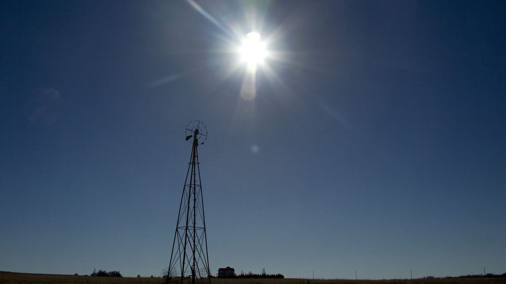 The sun shines above a farm near White City, Kan., in November. The sun shines above a farm near White City, Kan., in November.