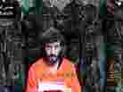 An undated screen image of footage shot by Al-Kataib Media, showing Denis Allex, a French hostage allegedly held by Somali militants, who was reportedly killed during the  failed rescue mission.