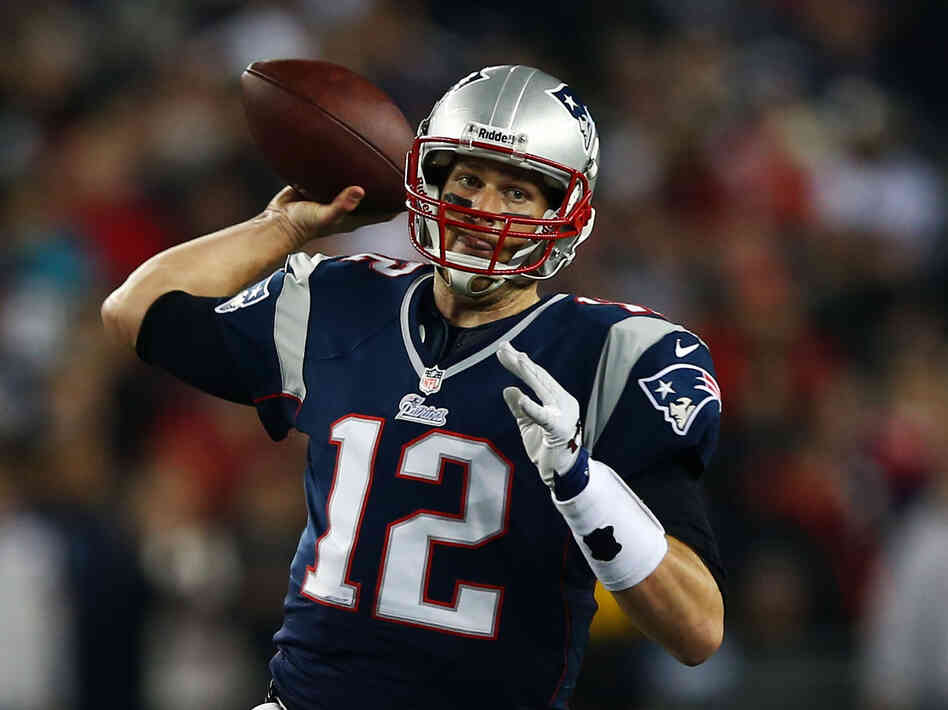 New England Patriots quarterback Tom Brady. His team beat the Houston Texans on Sunday and will go up against the Baltimore Ravens in next week's AFC championship game.