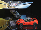 The newly redesigned Corvette Stingray is unveiled by General Motors in a formal industrial complex Sunday. The newly redesigned Corvette Stingray is unveiled by General Motors in a formal industrial complex Sunday.