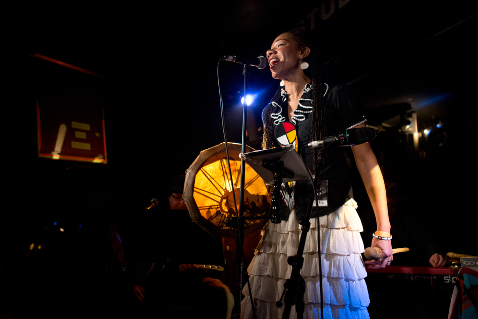 The Martha Redbone Roots Project brought a unique and romantic spin on traditional roots music. Her songs' lyrics are comprised of poems from the poet William Blake.