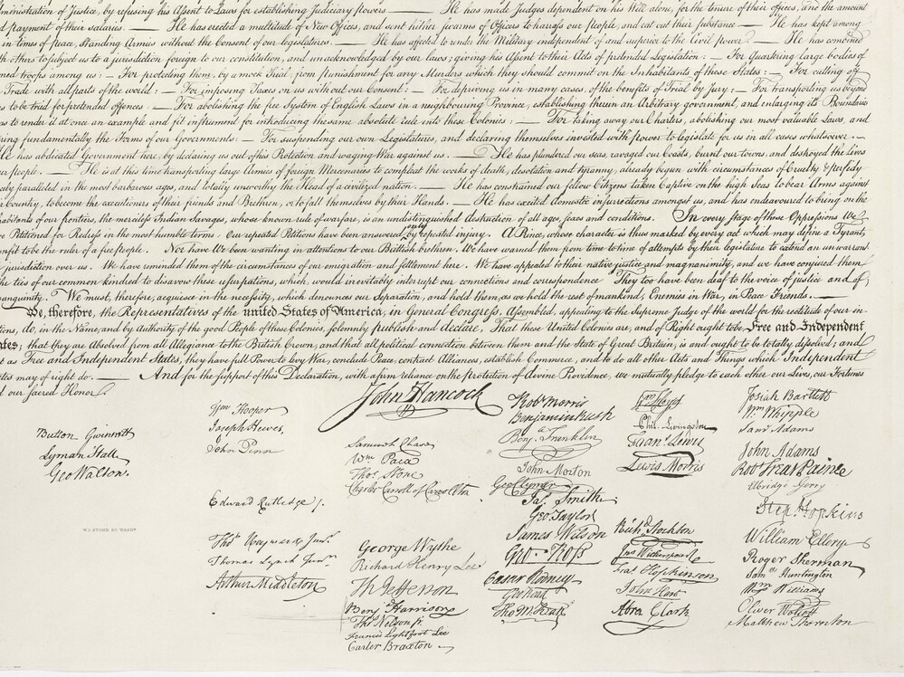John Hancock's famously large signature is part of our visual heritage, but hand-written signatures are used less and less.