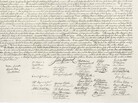 John Hancock's famously large signature is part of our visual heritage, but handwritten signatures are used less and less. John Hancock's famously large signature is part of our visual heritage, but handwritten signatures are used less and less.