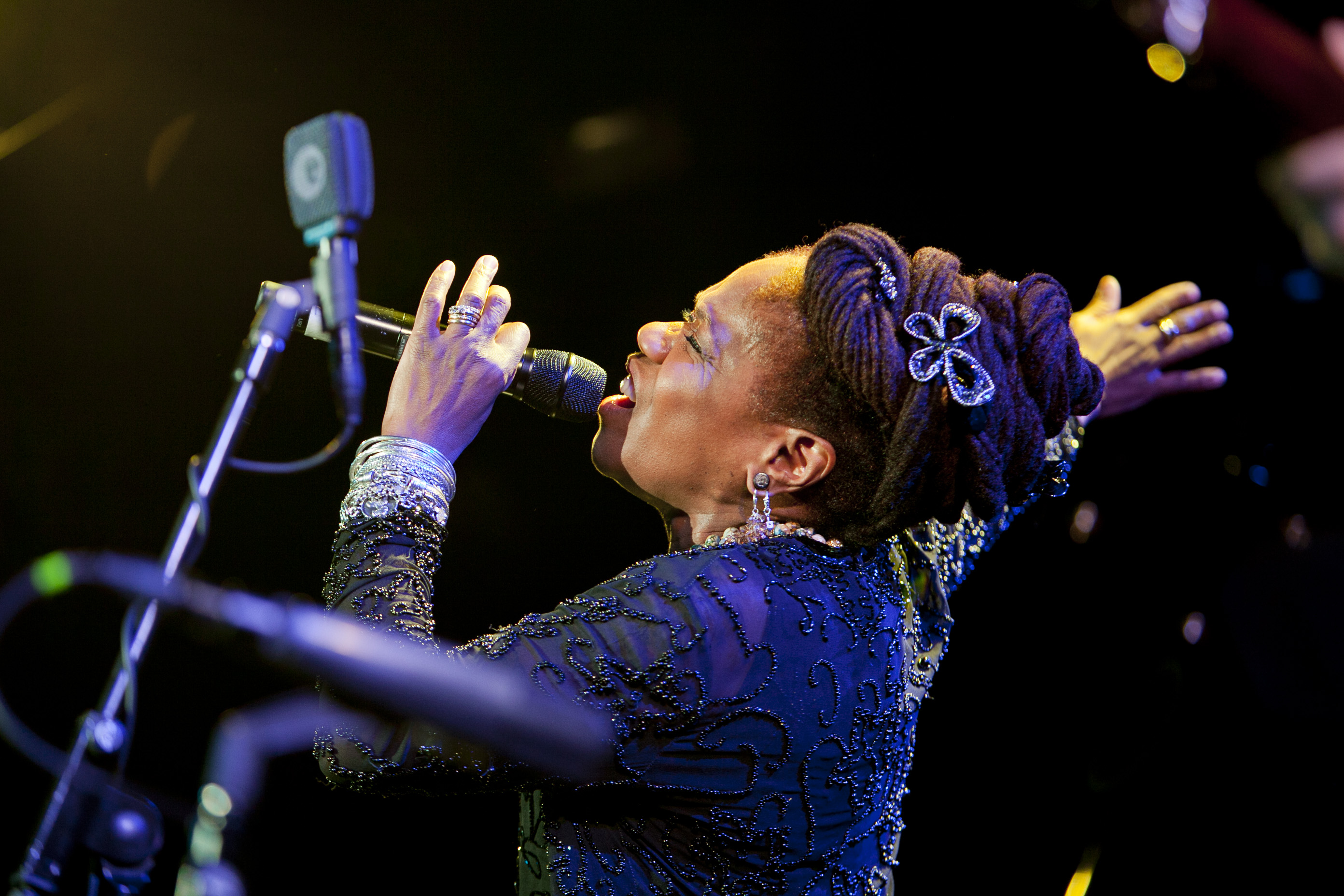 Catherine Russell sang standards and old songs from Le Poisson Rouge.