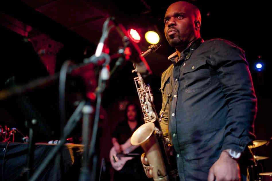 Alto saxophonist Jaleel Shaw performed with Mark de Clive-Lowe's CHURCH ensemble.