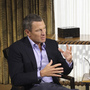 Lance Armstrong speaks with Oprah Winfrey during taping for the show Oprah and Lance Armstrong: The Worldwide Exclusive in Austin, Texas, on Monday. The interview airs Thursday and Friday on the Oprah Winfrey Network.
