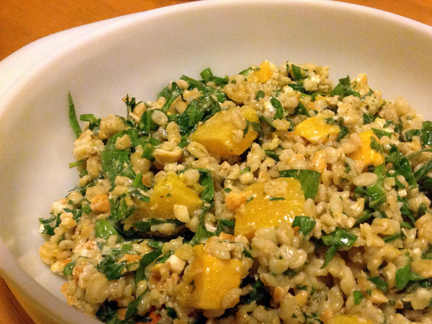 Warm Barley Salad