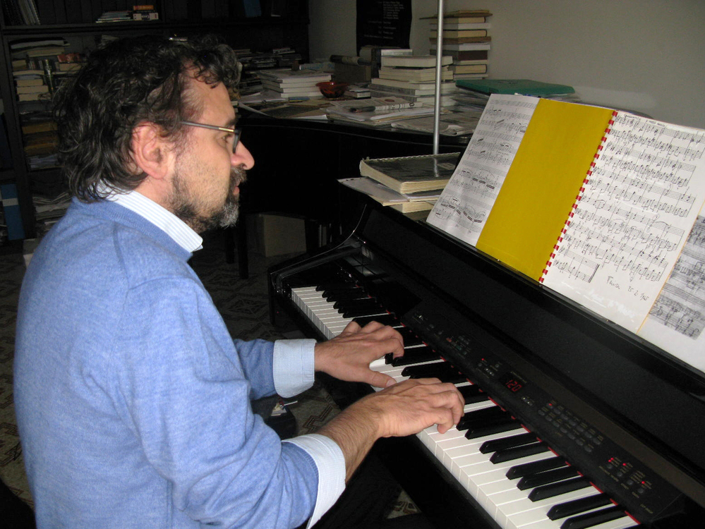 Italian musicologist Francesco Lotoro is on a decades-long mission to find and resurrect music composed by prisoners at camps before and during World War II. Here, he plays music in his home in Barletta, southern Italy. Italian musicologist Francesco Lotoro is on a decades-long mission to find and resurrect music composed by prisoners at camps before and during World War II. Here, he plays music in his home in Barletta, southern Italy.