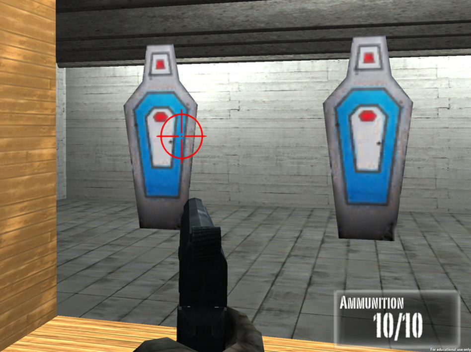 A screen image from "NRA: Practice Range."