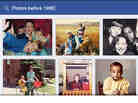 A sample search of Facebook's new Graph Search feature shows users' photographs. The company says users can also look for music.