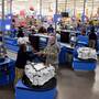The scene in a Wal-Mart store in Alexandria, Va.