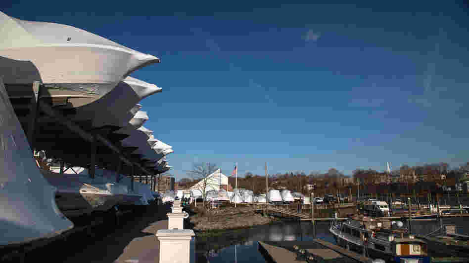 Greenwich's wealth comes largely from Wall Street. Yachts, lavish country clubs and mansions are the norm.