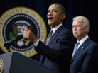 President Obama and Vice President Biden announce the administration's new gun control proposals Wednesday at the Eisenhower Executive Office Building. President Obama and Vice President Biden announce the administration's new gun control proposals Wednesday at the Eisenhower Executive Office Building.