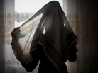 Seda Makhagieva, 15, wraps a pastel-colored head and neck covering. Makhagieva fought to wear the hijab -- a sharp break from her family's traditions. Seda Makhagieva, 15, wraps a pastel-colored head and neck covering. Makhagieva fought to wear the hijab -- a sharp break from her family's traditions.