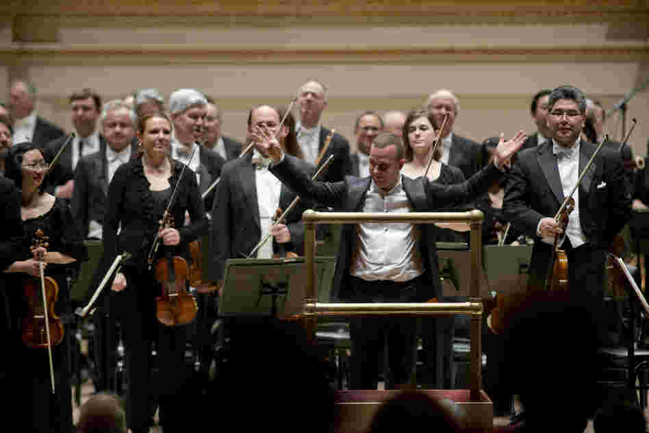 Yannick Nezet-Seguin and the Philadelphia Orchestra receive enthusiast applause after performing the powerfully emotional fifth symphony of Dmitri Shostakovich.