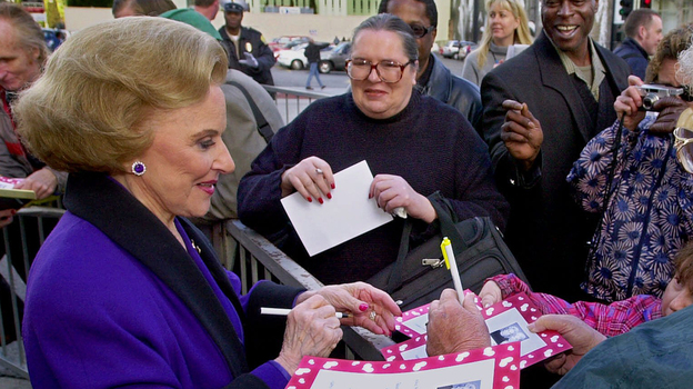 "Dear Abby" columnist Pauline Phillips, seen here in 2001, died Wednesday. (AP)