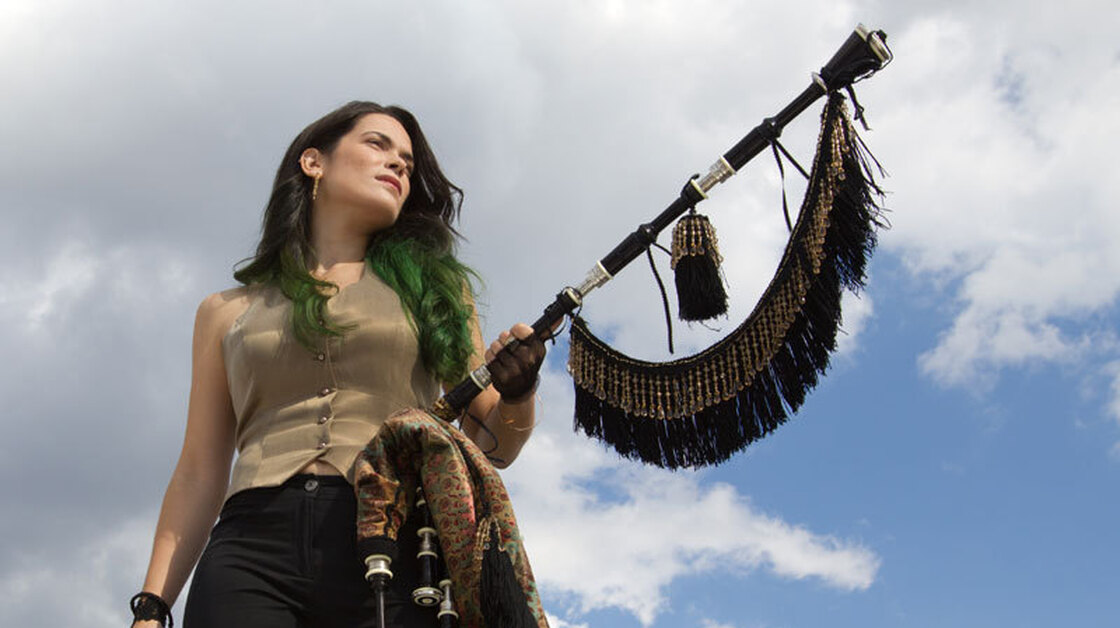 On the new album Migrations, Cristina Pato plays the gaita, a bagpipe from her native region of Galicia in northwest Spain.