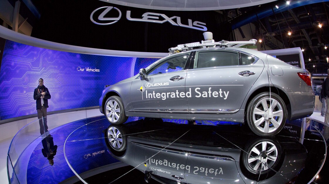 Car companies are picking up automobile concepts such as this Lexus SL 600 Integrated Safety driverless research vehicle, shown at the Consumer Electronics Show in early January in Las Vegas.
