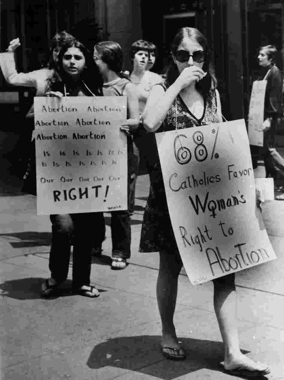 The Catholic Church put a priority on keeping abortions illegal, helping support the formation of the original National Right to Life Committee in 1969. But as this abortion-rights campaigner noted in 1973, a majority of Catholics at the time believed the abortion decision should be left to a woman and her doctor.