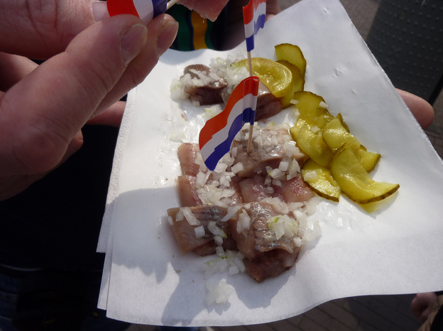 Pickles and herring, Amsterdam-style.