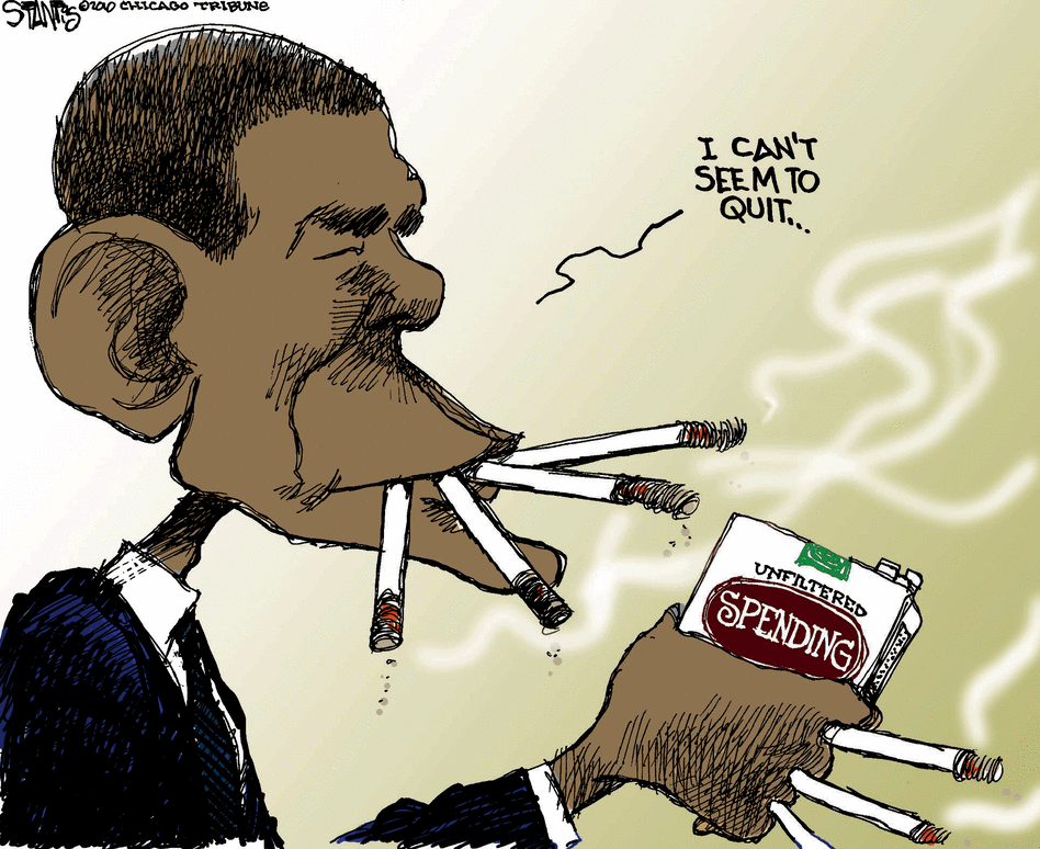 Scott Stantis says the issues the president faces haven't changed, so he plans to continue critiquing government spending in his cartoons. Scott Stantis says the issues the president faces haven't changed, so he plans to continue critiquing government spending in his cartoons.