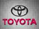 Toyota logo as seen at the LA Auto Show on Nov. 29, 2012.