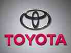 Toyota logo as seen at the LA Auto Show on Nov. 29, 2012.