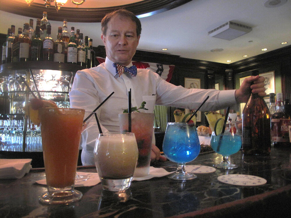Washington, D.C., bartender Jim Hewes distills presidential history into cocktails.