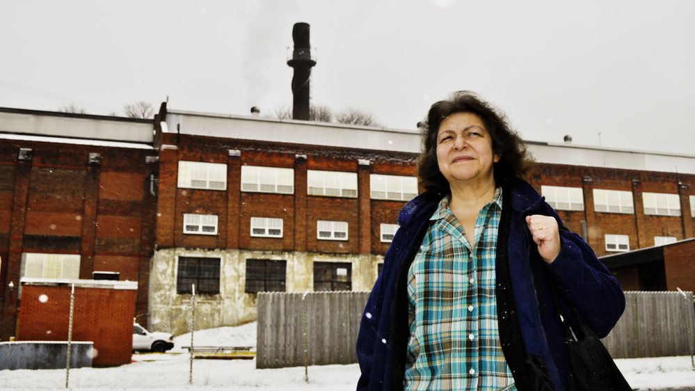 Standing near the Remington Arms factory, Beth Neale, deputy mayor of Ilion, N.Y., says she's watched a lot of large manufacturers leave the region. She's not sure Ilion would easily recover from losing Remington.