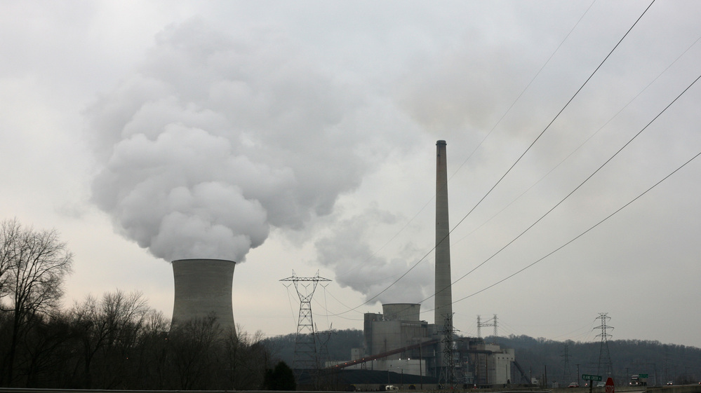 The Big Sandy Power Plant, 4 miles north of Louisa, is the biggest industry in Lawrence County. Local residents blame President Obama's environmental policies for the company's plans to close the plant in 2015.