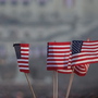 As a second-term president, Barack Obama necessarily generates less excitement than he did as a newcomer. Above, flags flew during his 2009 inauguration. As a second-term president, Barack Obama necessarily generates less excitement than he did as a newcomer. Above, flags flew during his 2009 inauguration.