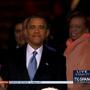 President Obama, as he paused to look back at the crowd before going into the Capitol.